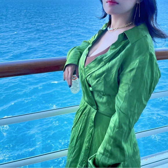 Reformation Alaine Silk Dress - Picture 8 of 8